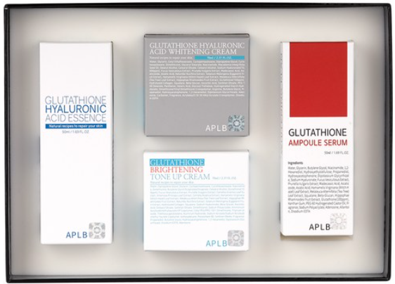 에이플비 글루타치온 미백 기능성 기초 화장품 4종 세트