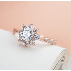 주얼리 14K/18K 가드니아 5부 반지